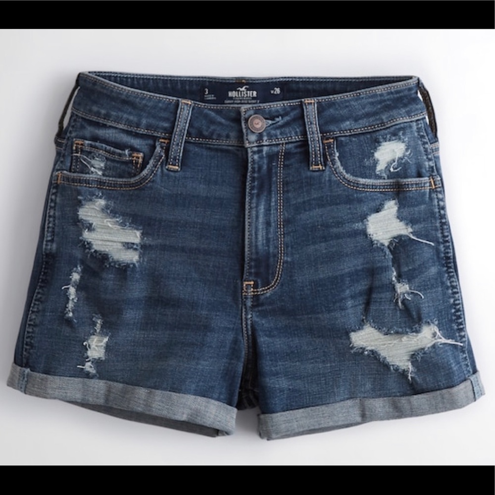 Hollister Curvy Advanced Stretch High Rise Shorts